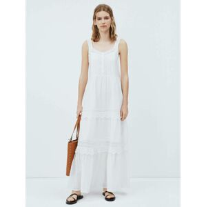 Pepe Jeans dámské bílé šaty Brenda - XS (803)
